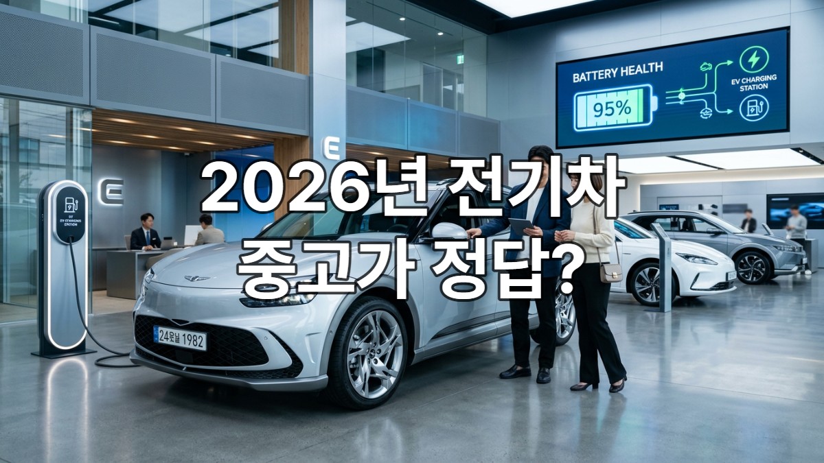 2026년 전기차 보조금 축소, 중고 전기차가 정답일까? 실전 비용 비교