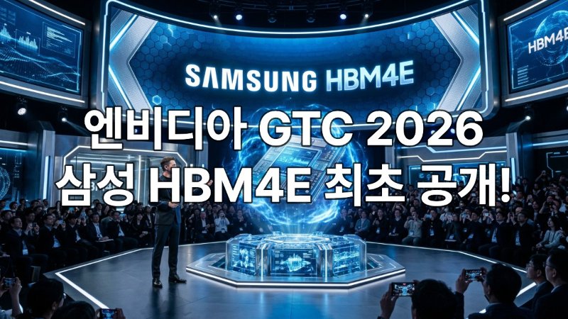 삼성전자 HBM4E 세계 최초 공개! GTC 2026이 반도체 관련주에 미치는 영향