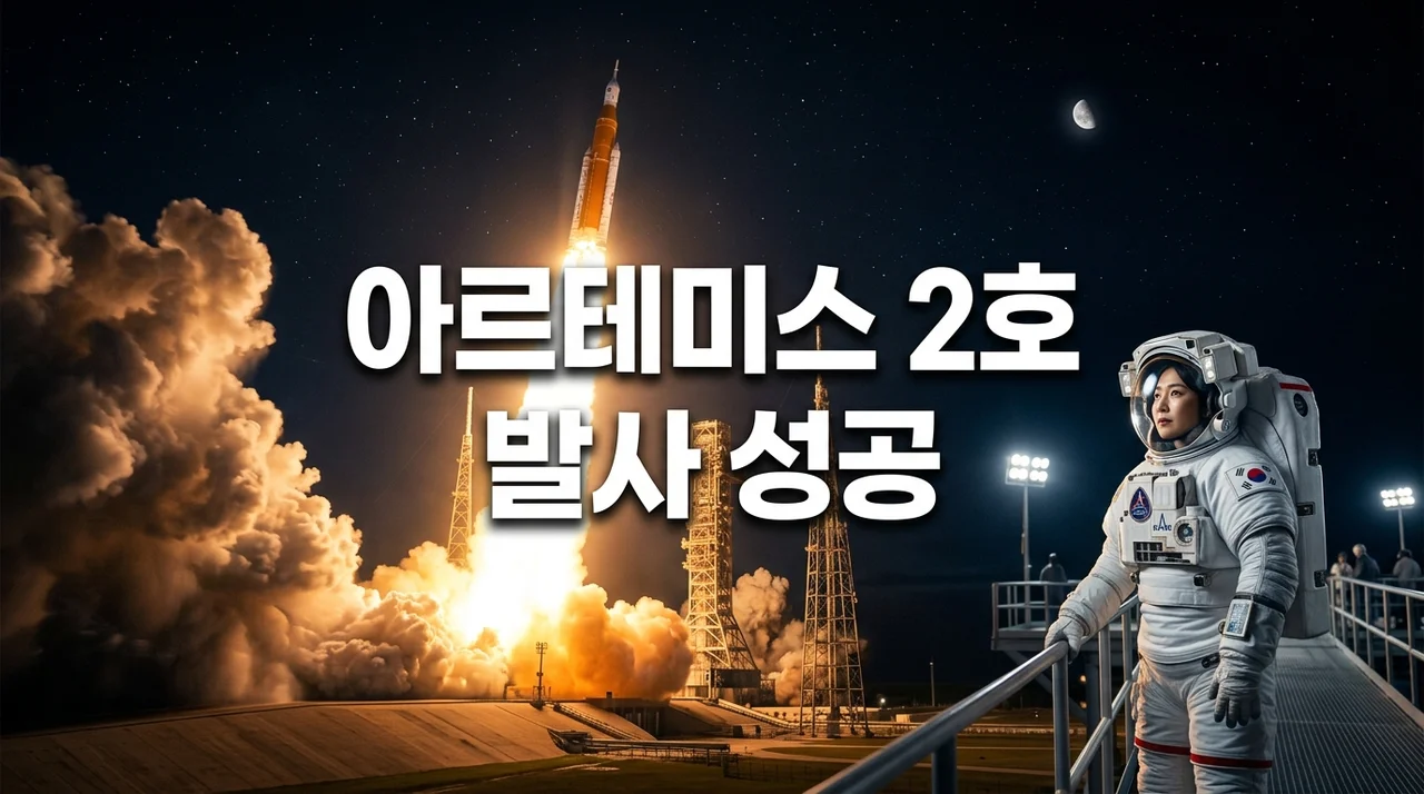 아르테미스 2호 발사 성공: 54년 만의 유인 달 탐사 여정의 시작