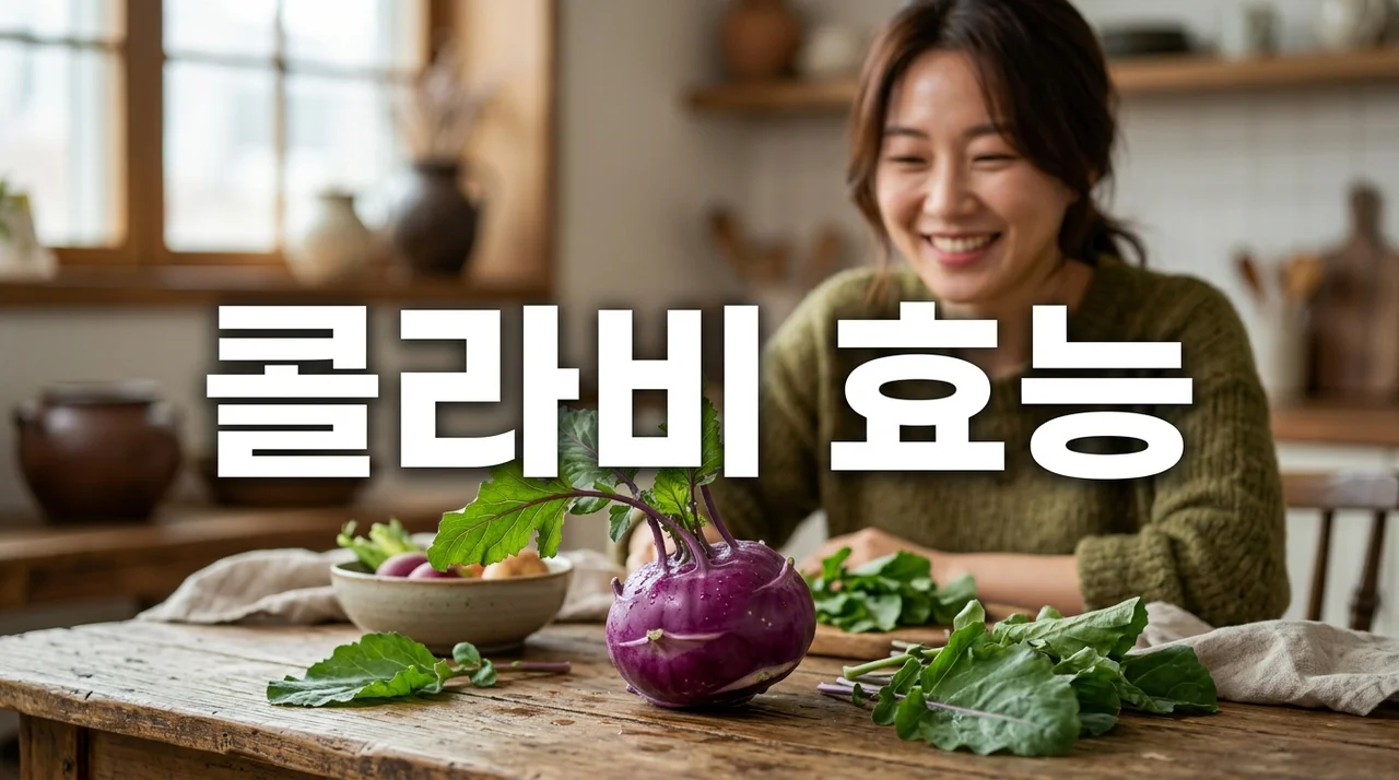 콜라비 효능 및 먹는 법: 혈당 관리와 다이어트에 탁월한 채소