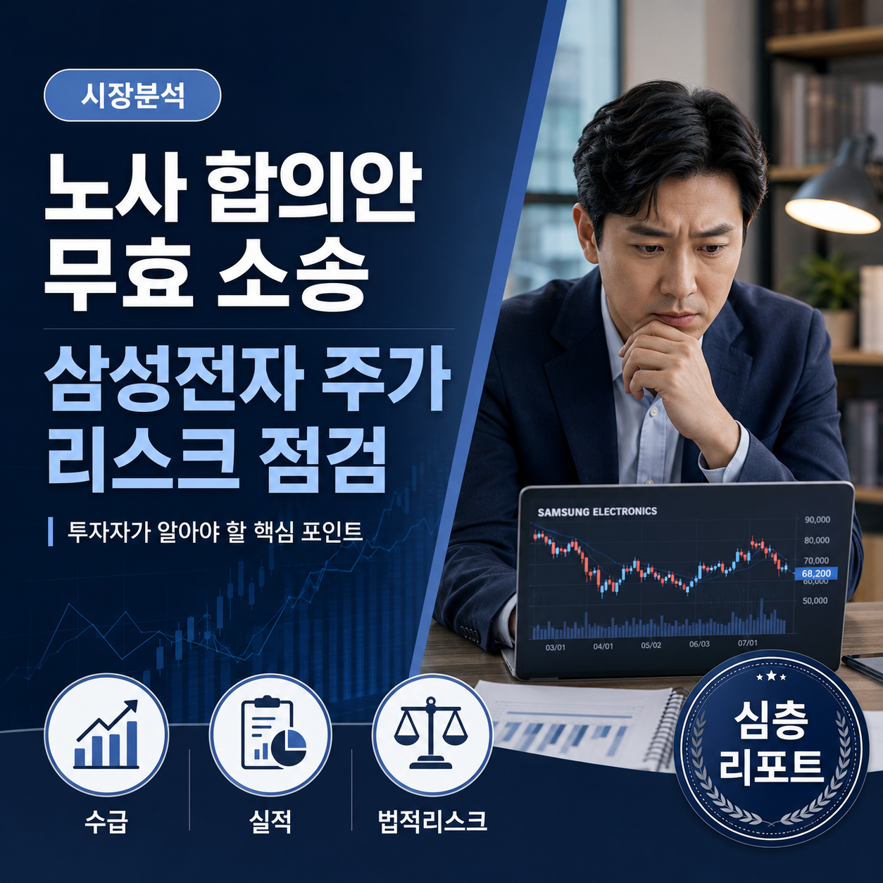 노사 합의안 무효 소송 예고, 삼성전자 주가에 미칠 리스크 점검하기